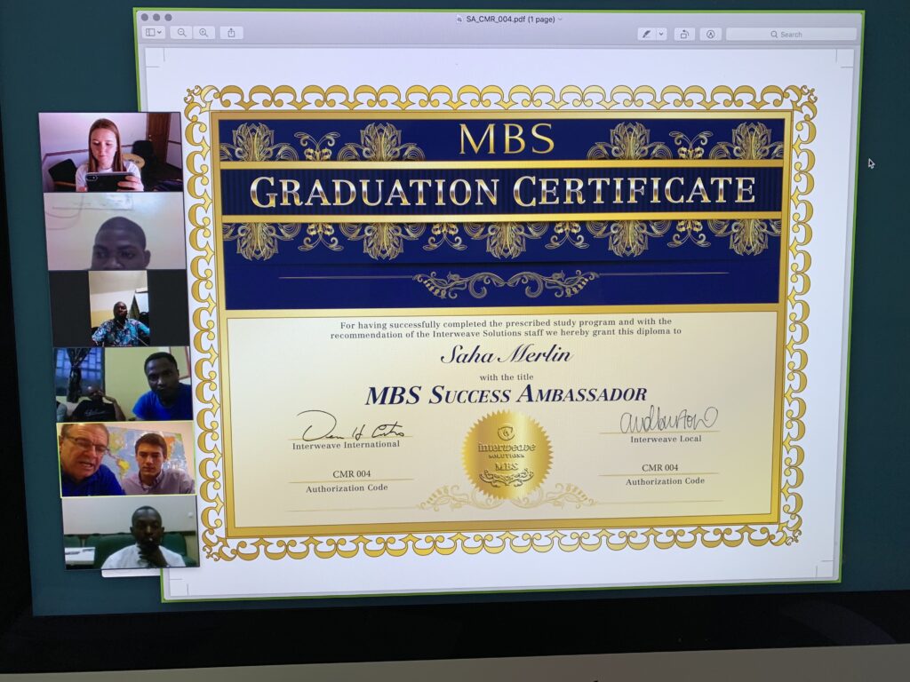 Graduation on the other side of the World